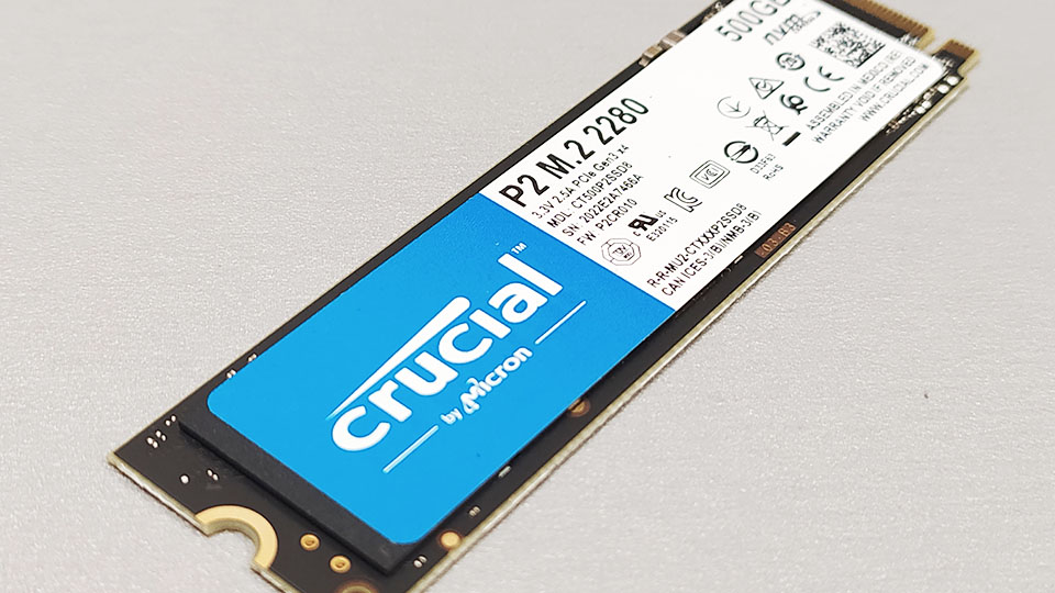 Crucial P2 500GB M.2 NVMe SSD Review - Funky Kit