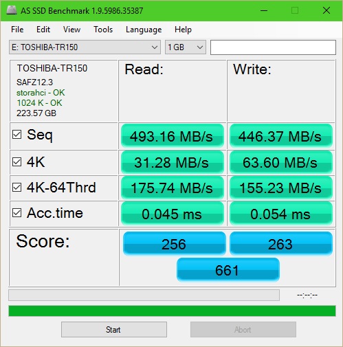 As ssd benchmark как пользоваться