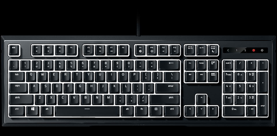 razer ornata chroma keyboard layout