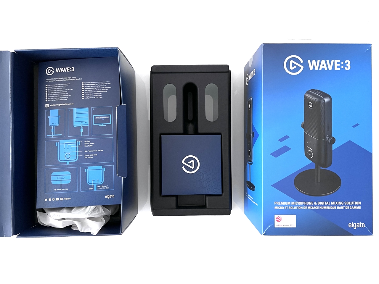 Elgato Wave:3 – USB Condenser Microphone and Digital Mixer with